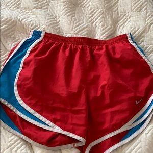 Pink & Blue Nike shorts